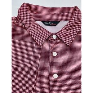 Walter Hagen Essentials Men's Size Small Black‎ Striped Short Sleeved Polo Shirt